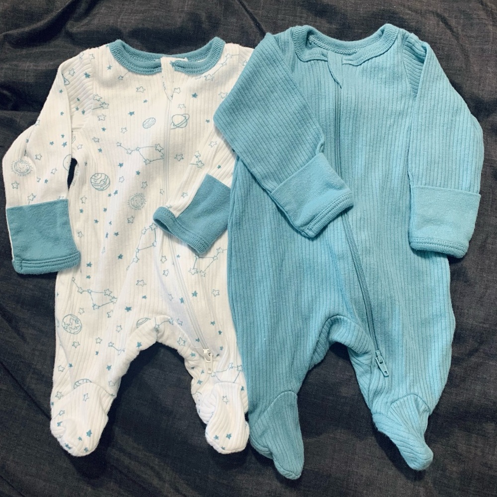 Preemie Footed Sleepers